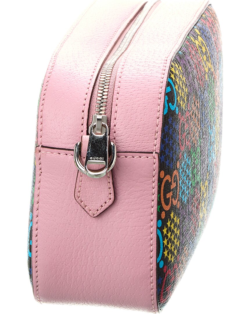 Luxury Gucci Trending 2025 GG Psychedelic Leather Messenger Bag