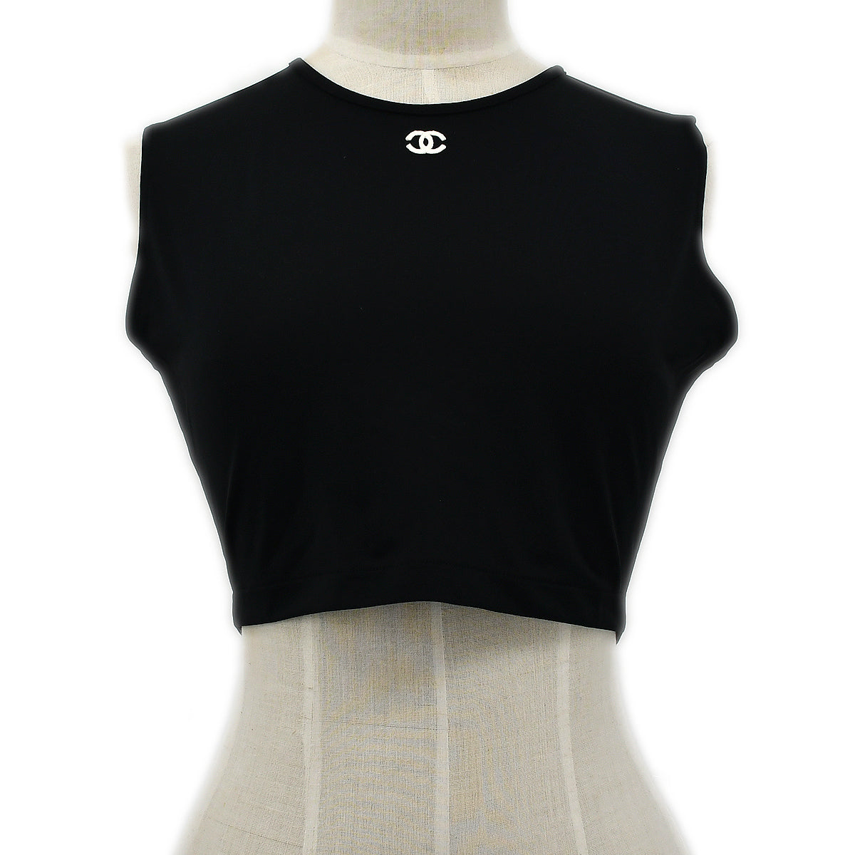 Luxury Chanel 1995 Spring CC-embroidered cropped top #42