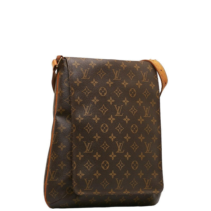 Louis Vuitton Monogram Muset Slipper Shoulder Bag M51256 Brown PVC Leather  Louis Vuitton