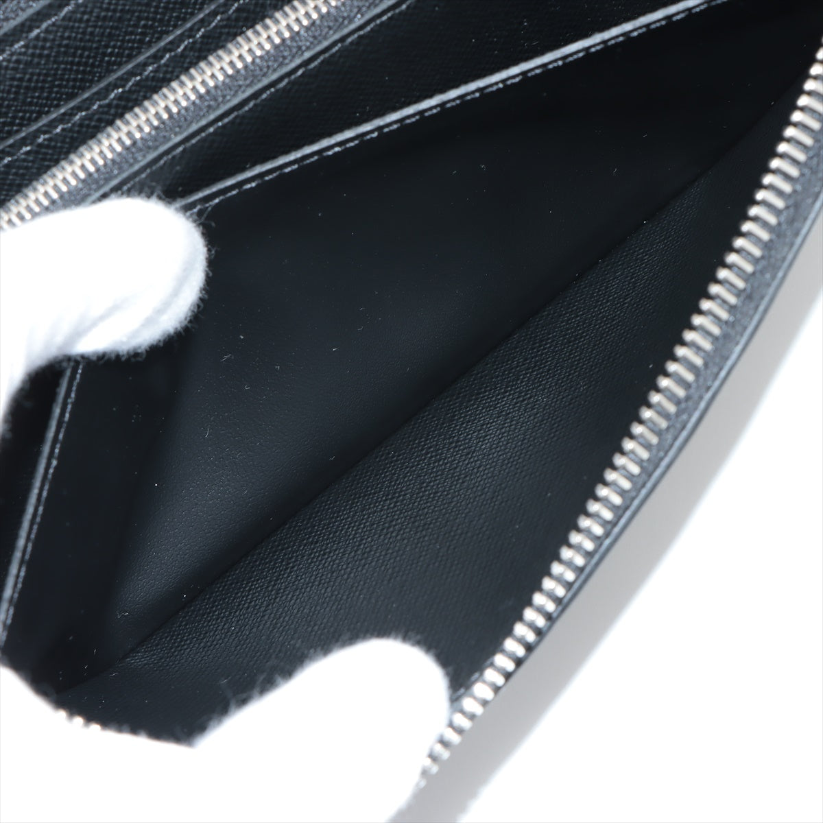 Louis Vuitton Epi Portfolio Clemens M60915 Black Round  Wallet
