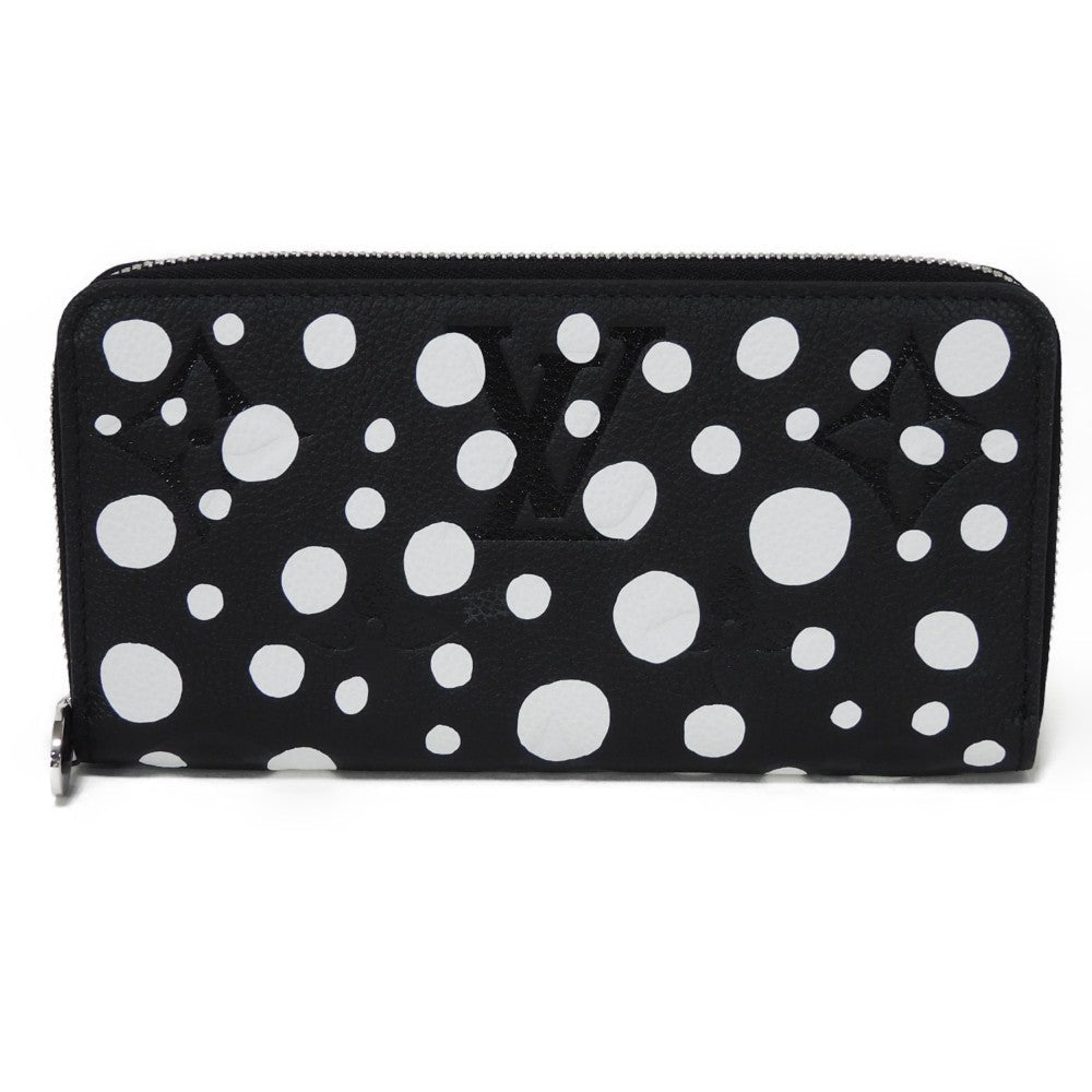 LOUIS VUITTON Long Wallet Purse M81906 Empreinte leather (monogram embossed) Noir Bron Monogram Empreinte Infinity Dot LVxYK Zippy Wallet Women()
