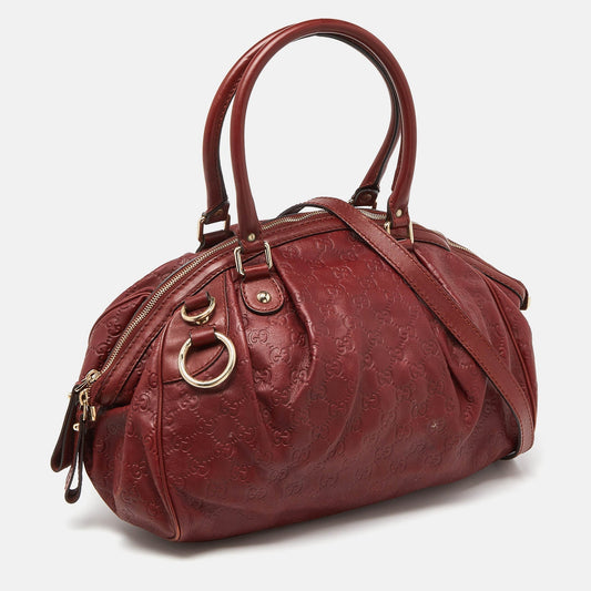 Luxury Gucci Trending 2025 Brick Luxury Gucci Trending 2025ssima Leather Medium Sukey Boston Bag