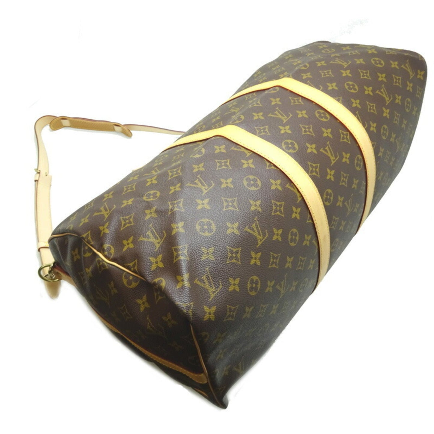 Louis Vuitton Keepall Bandouliere 55  Canvas Travel Bag ()