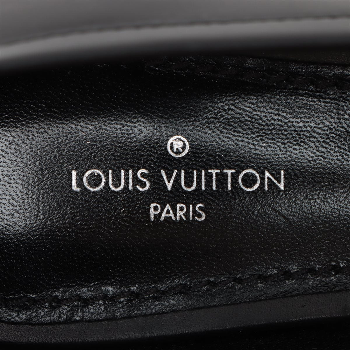Louis Vuitton Leather Shoes Men's Size 35 1/2 Black SC0178