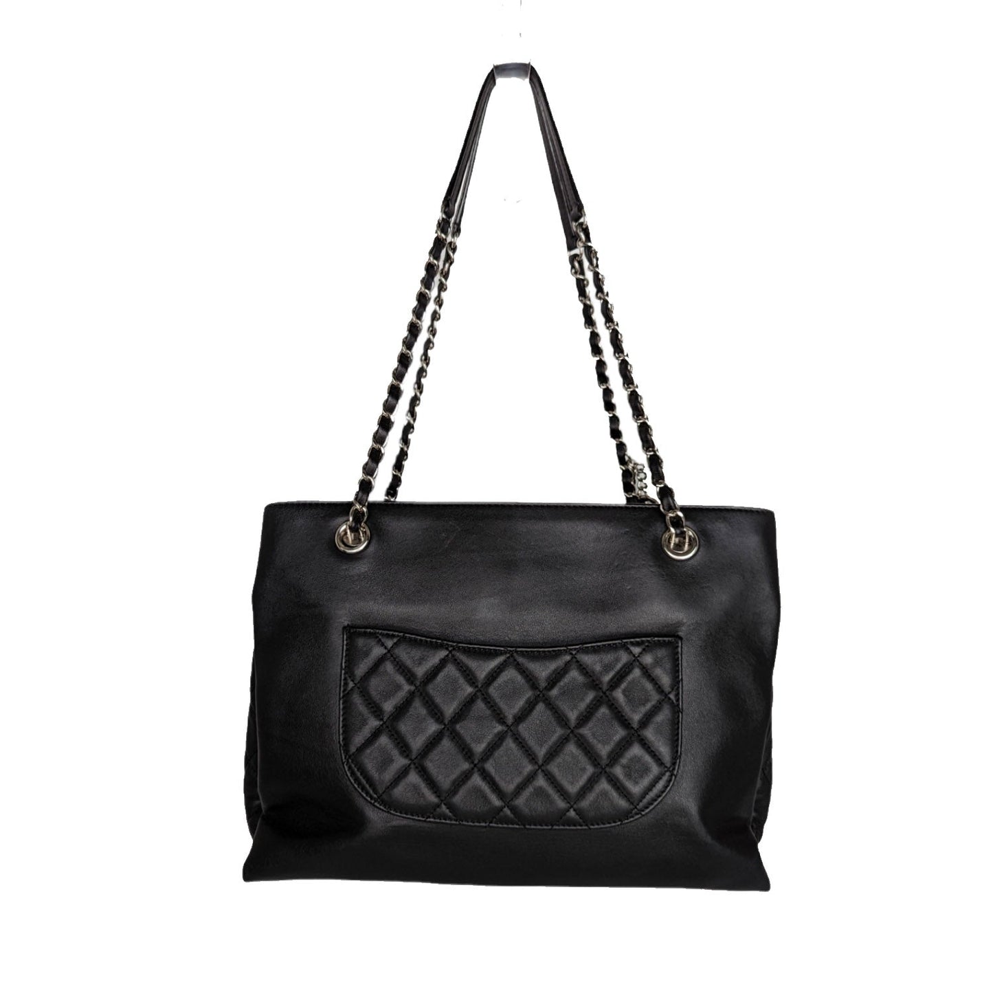 Luxury Chanel bag Accordion Shopping Lambskin Medium Tote
