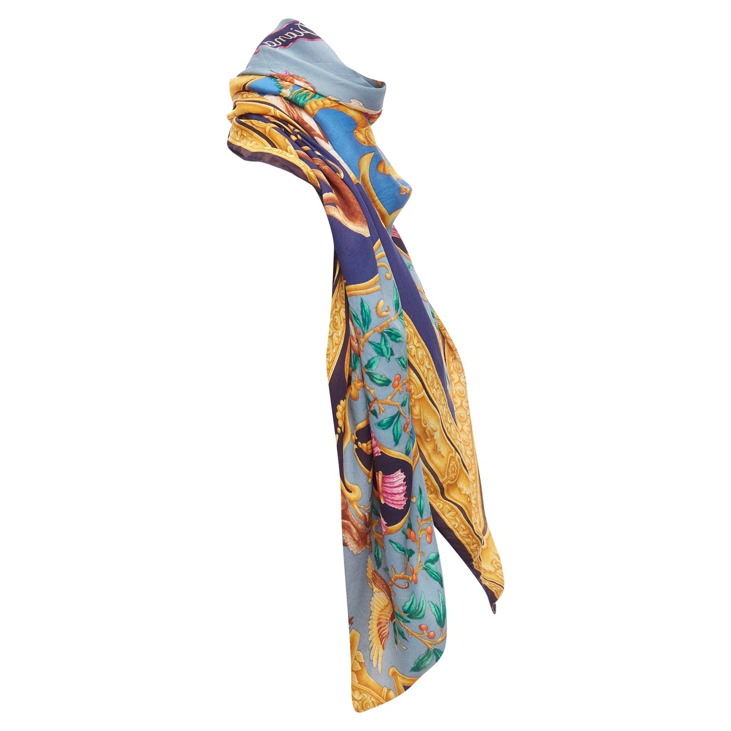 Gucci Tom Ford Diana Legend Barocco motif silk square scarf