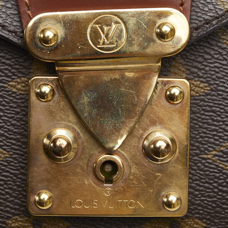 Louis Vuitton Monogram Concorde Handbag M51190 Brown PVC Leather  Louis Vuitton