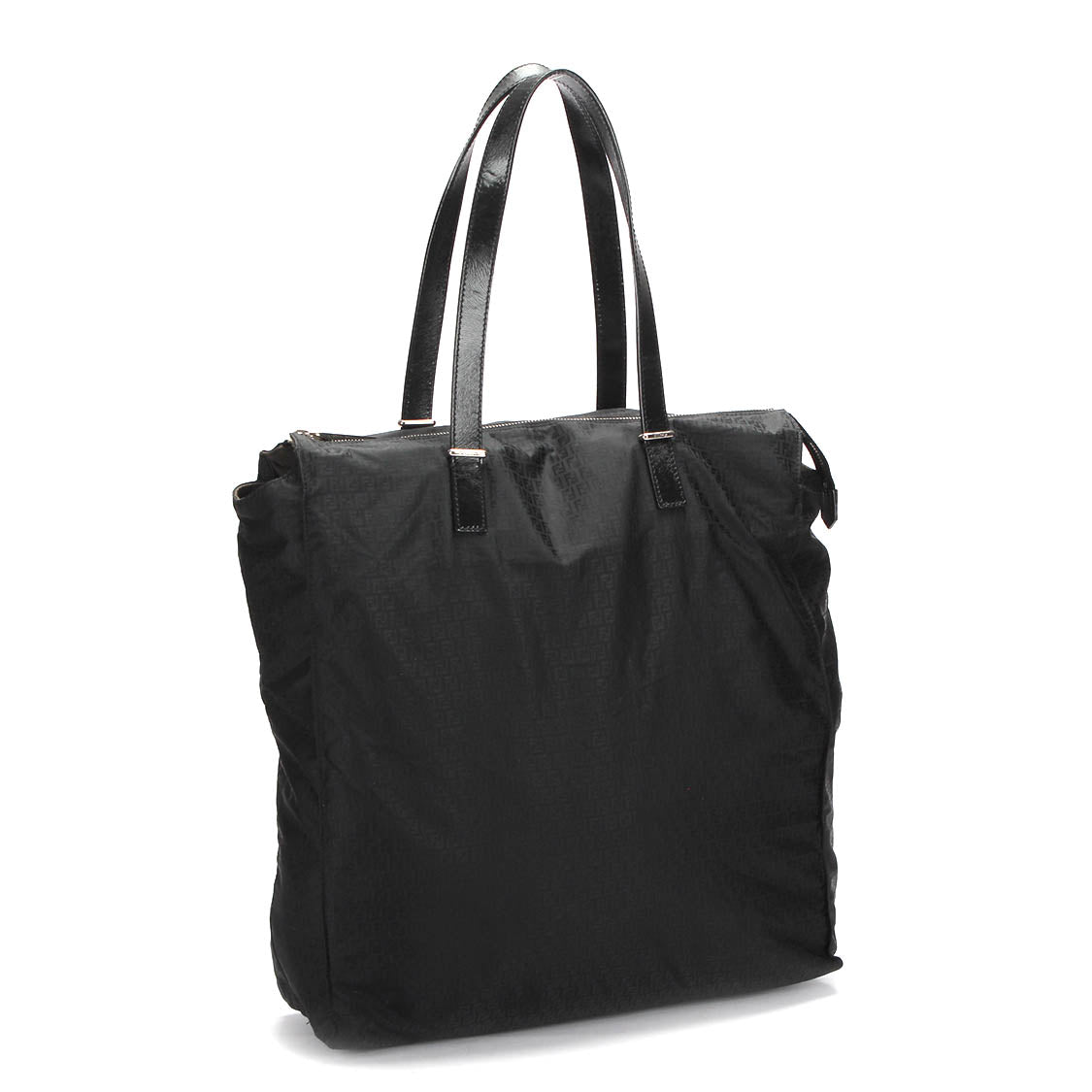 Luxury Fendi Zucchino Nylon Tote Bag 7Va236 - '10s