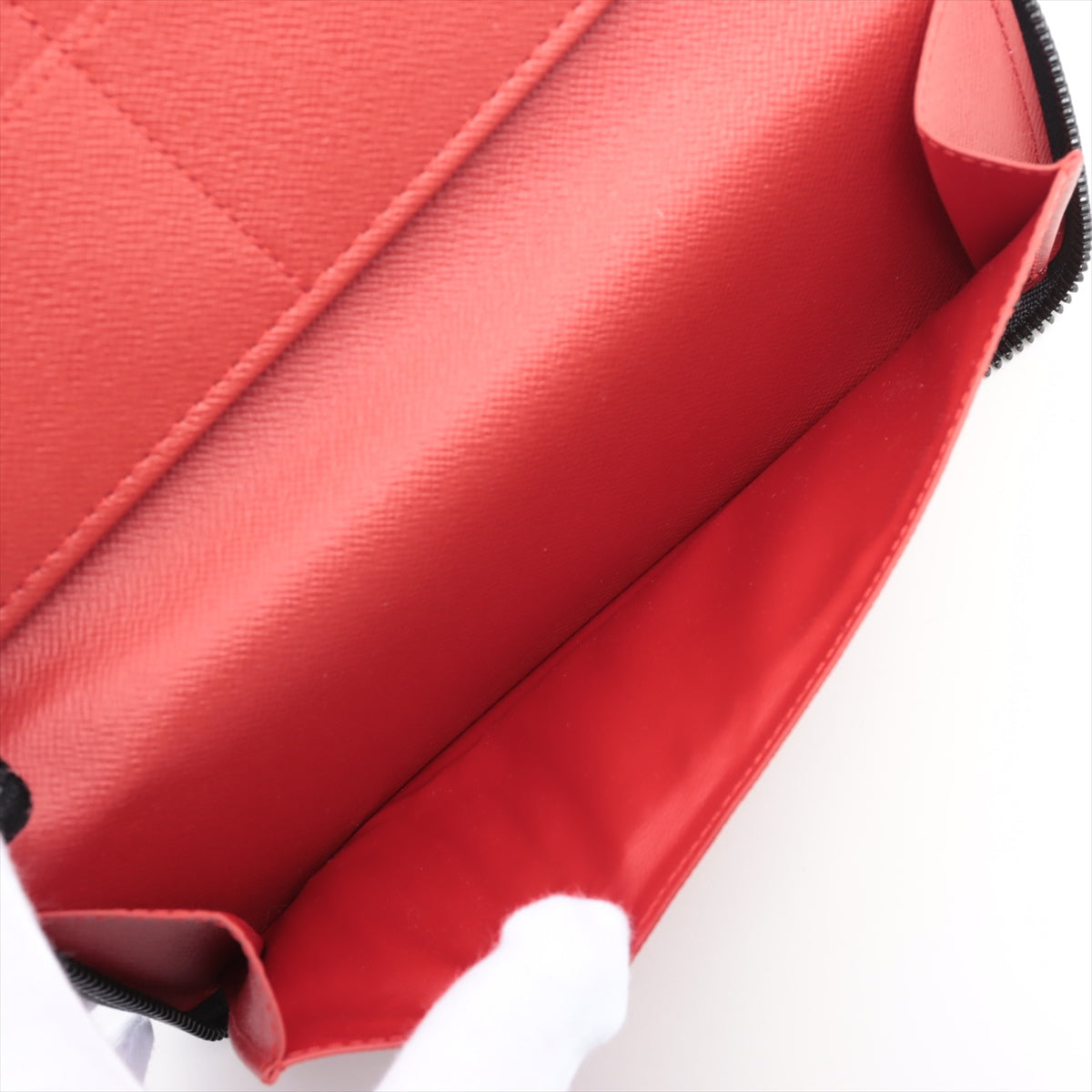 Louis Vuitton Damiere Utility Zippie Wallet Vertical N60355 Round Zip Wallet