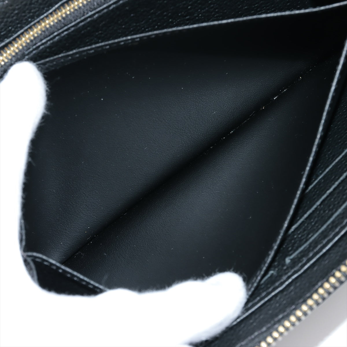 Louis Vuitton Monogram Amplant  Wallet M61864 Noneir Round Zip Wallet