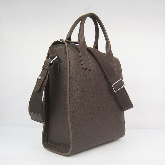Luxury Hermes Toolbox 8076 Mens Totes Cow Leather
