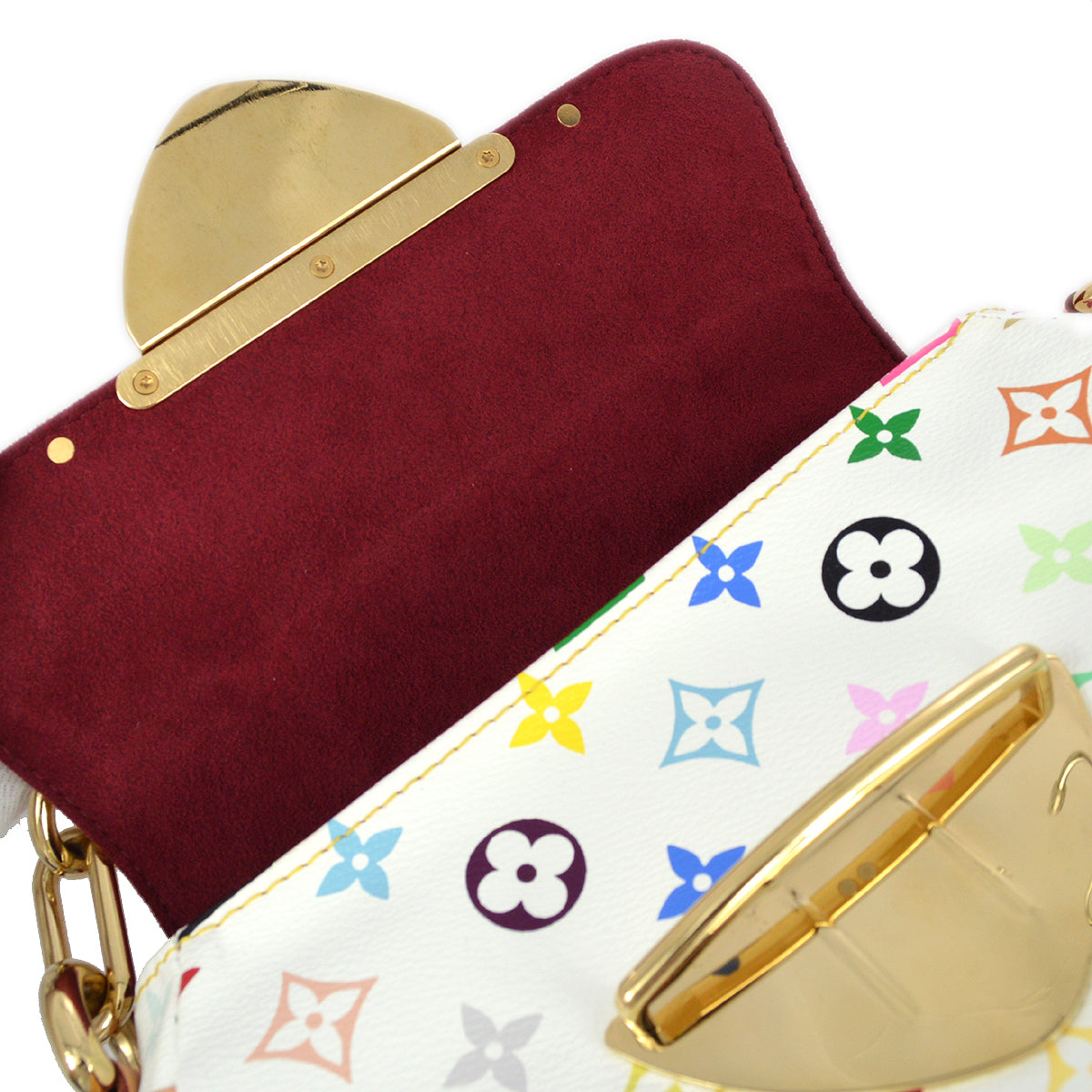 Louis Vuitton 2007 White Monogram Multicolor Marilyn M40127