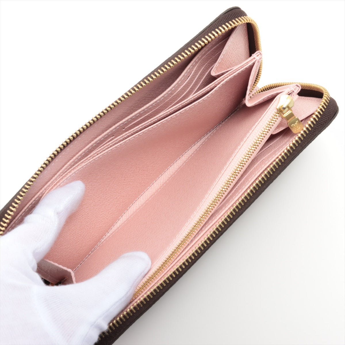 Louis Vuitton Monogram  Wallet M41894 Rose Valerie Round Zip Wallet