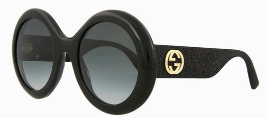 Gucci GG0101S W 001 Oval Sunglasses