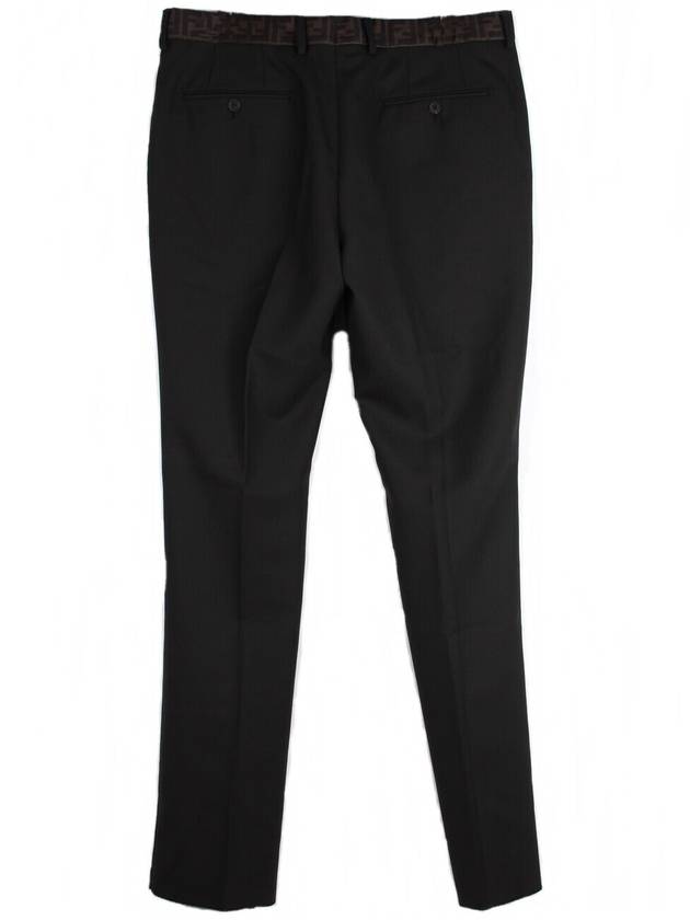 Luxury Fendi logo slacks