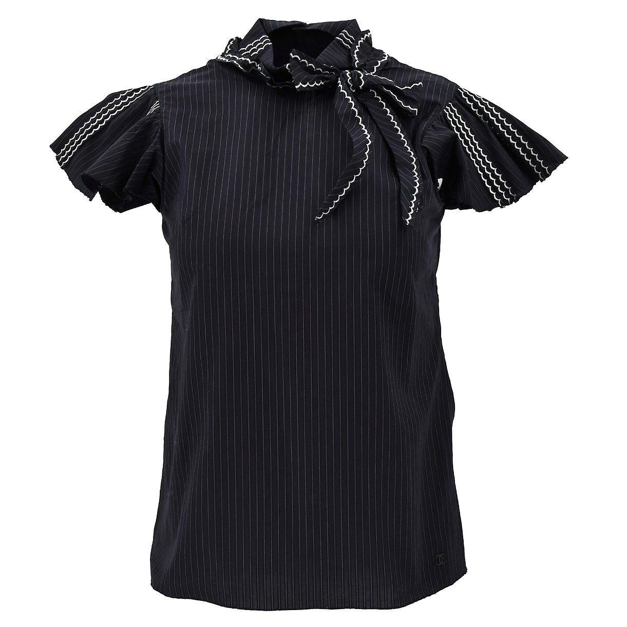 Luxury Chanel Fall 2006 striped blouse #34