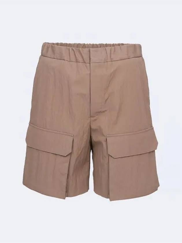 Luxury Fendi Cargo Bermuda Shorts Brown