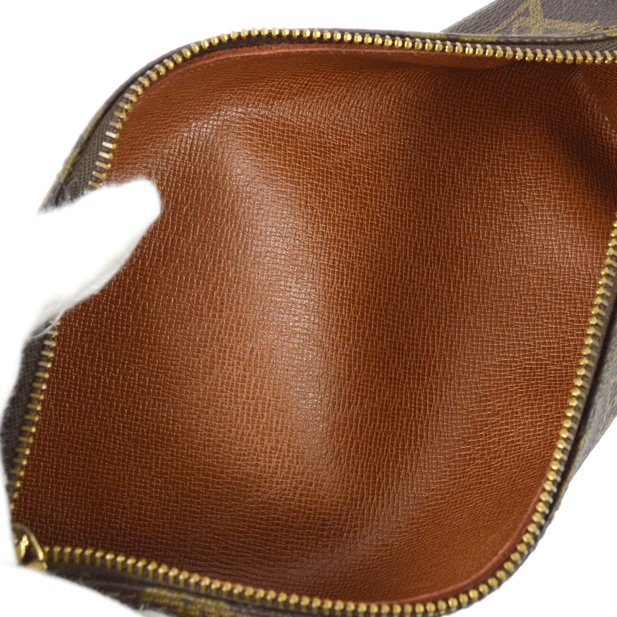 Louis Vuitton Monogram Trousse Ronde Pen Case Pouch M47630 Small Good