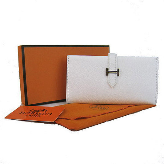 Luxury Hermes Wallet H008 Ladies White