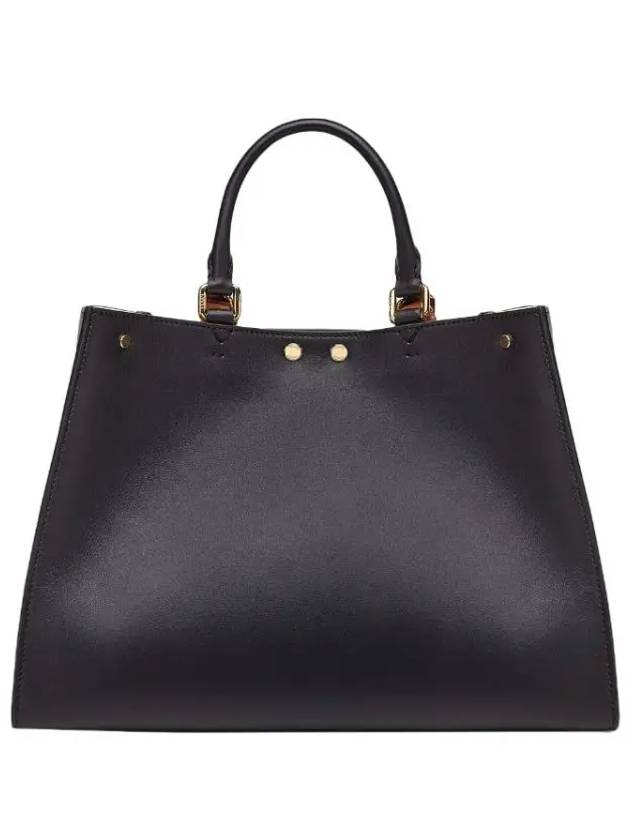 Luxury Fendi Peekaboo X Small Tote Bag Black