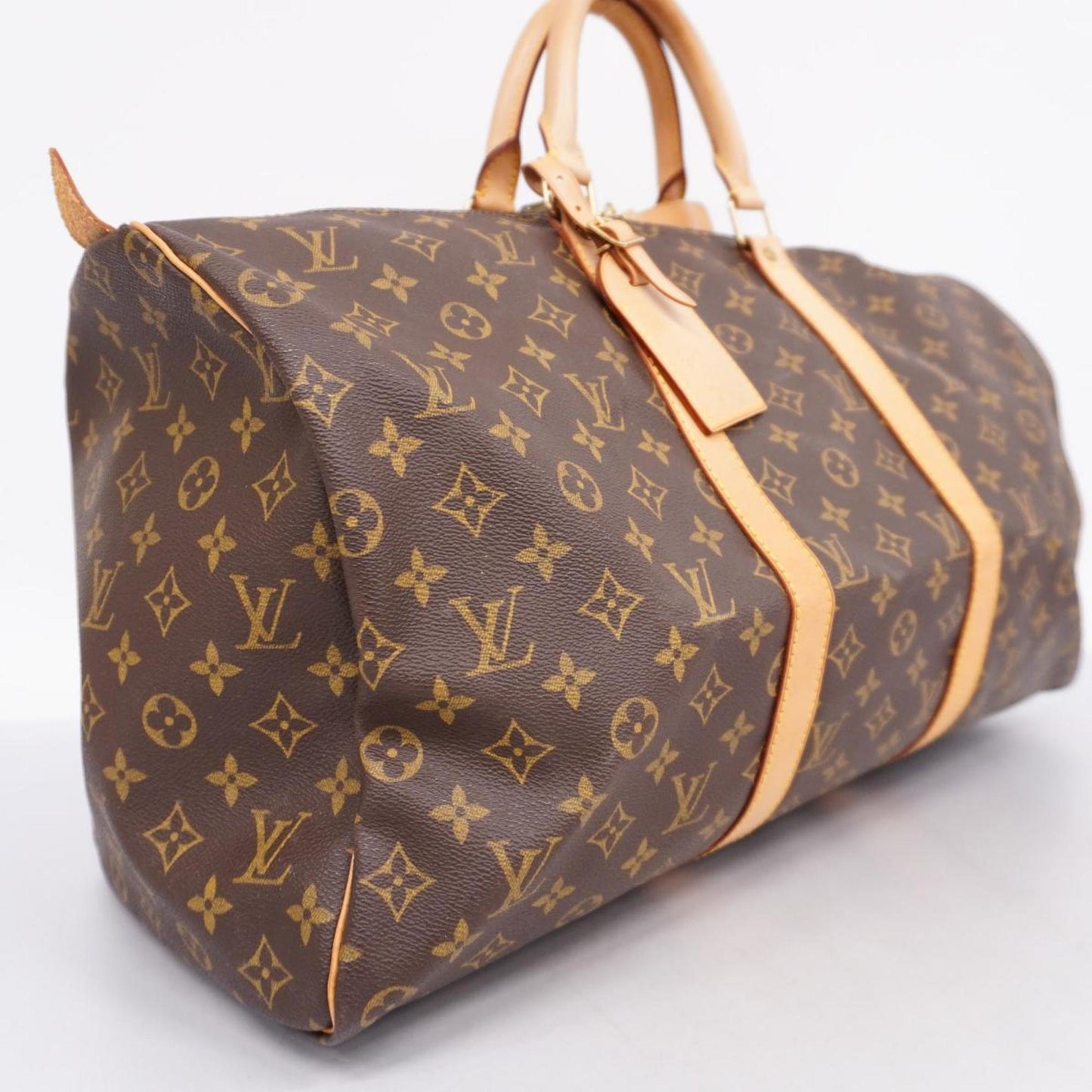 Louis Vuitton Keepall 50  Canvas Travel Bag ()