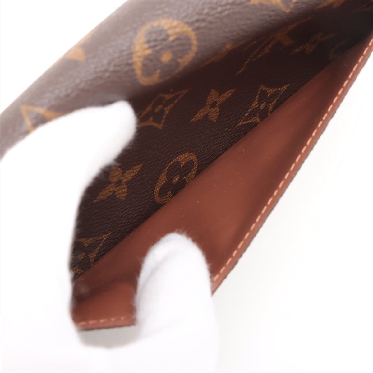 Louis Vuitton Monogram Portfolio Sarah M60531 Brown Long Wallet