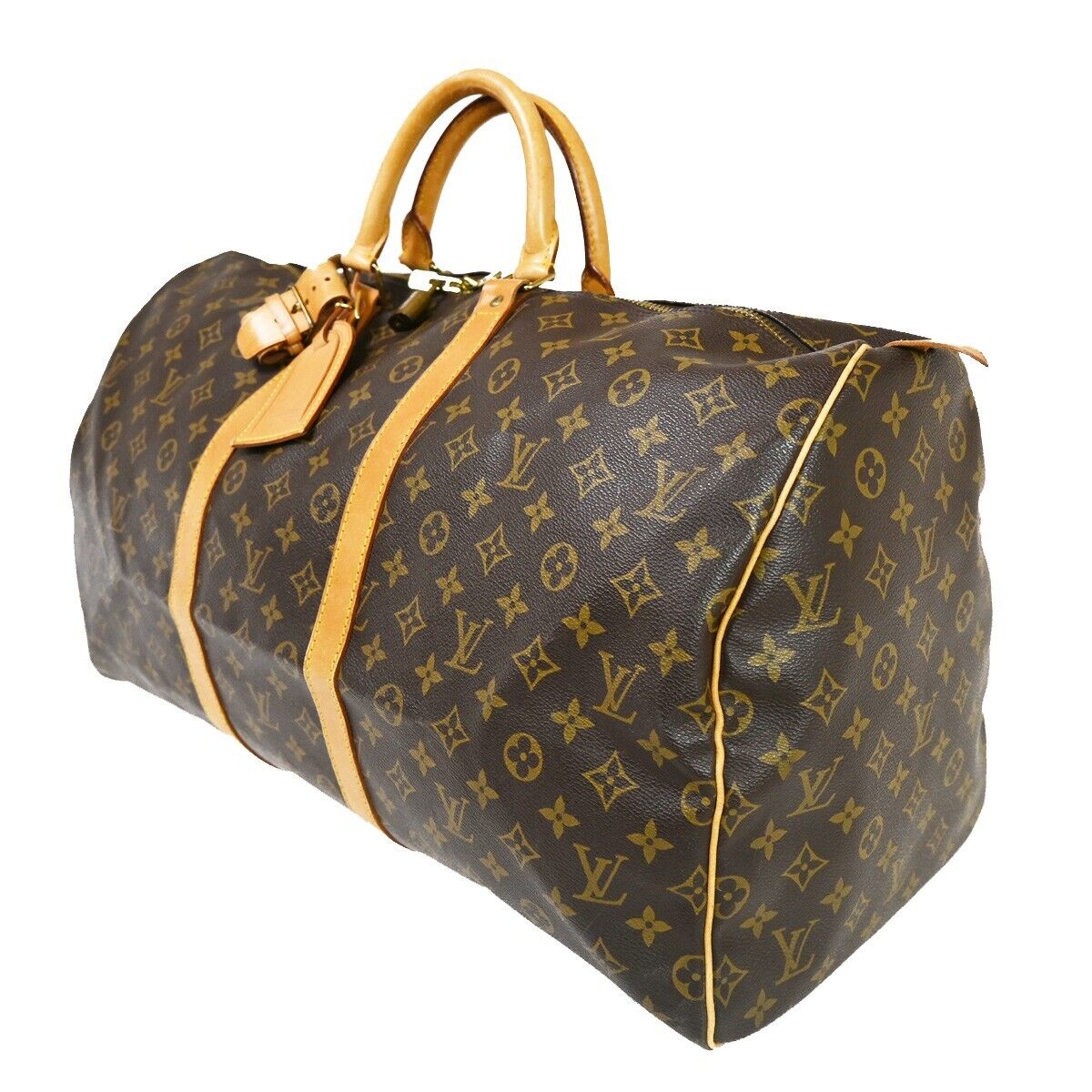 Louis Vuitton Keepall 55  Canvas Travel Bag ()