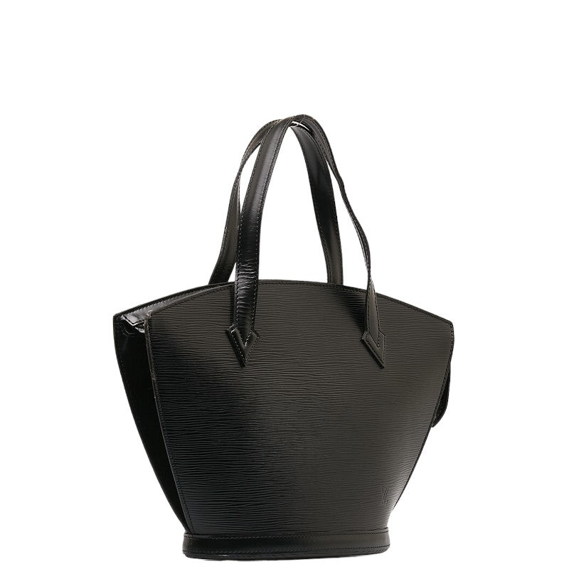 Louis Vuitton Epi Sanjack Handbag M52272 Noneir Black Leather  Louis Vuitton