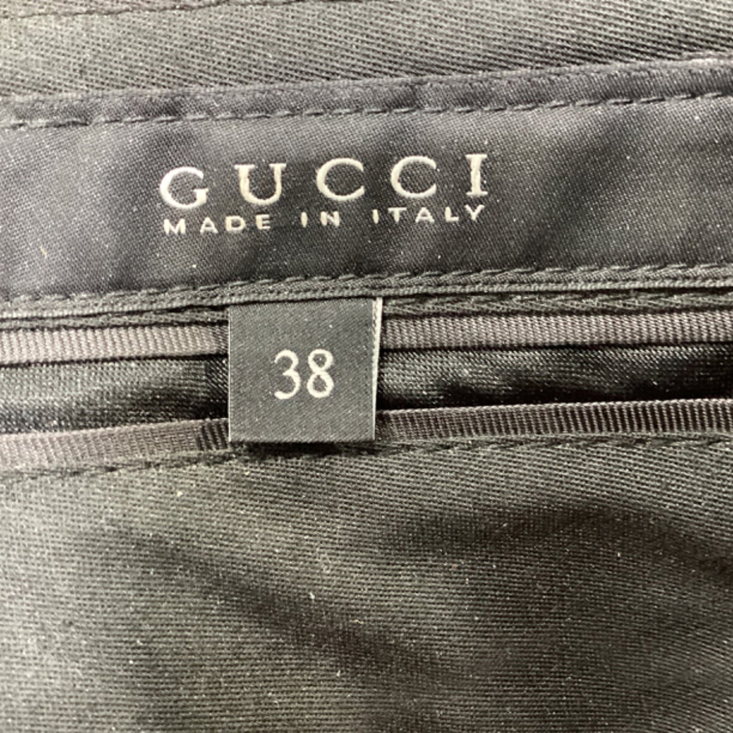 Gucci Flared Leg Trousers in Red Wool