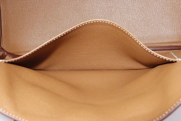 Luxury Hermes BIRKIN 25 - 40CM (WITH SERIAL NUMBER) GOLD COLOR TOGO LEATHER, GOLD HARDWARE, WITH KEYS, LOCK, DUST & BOX