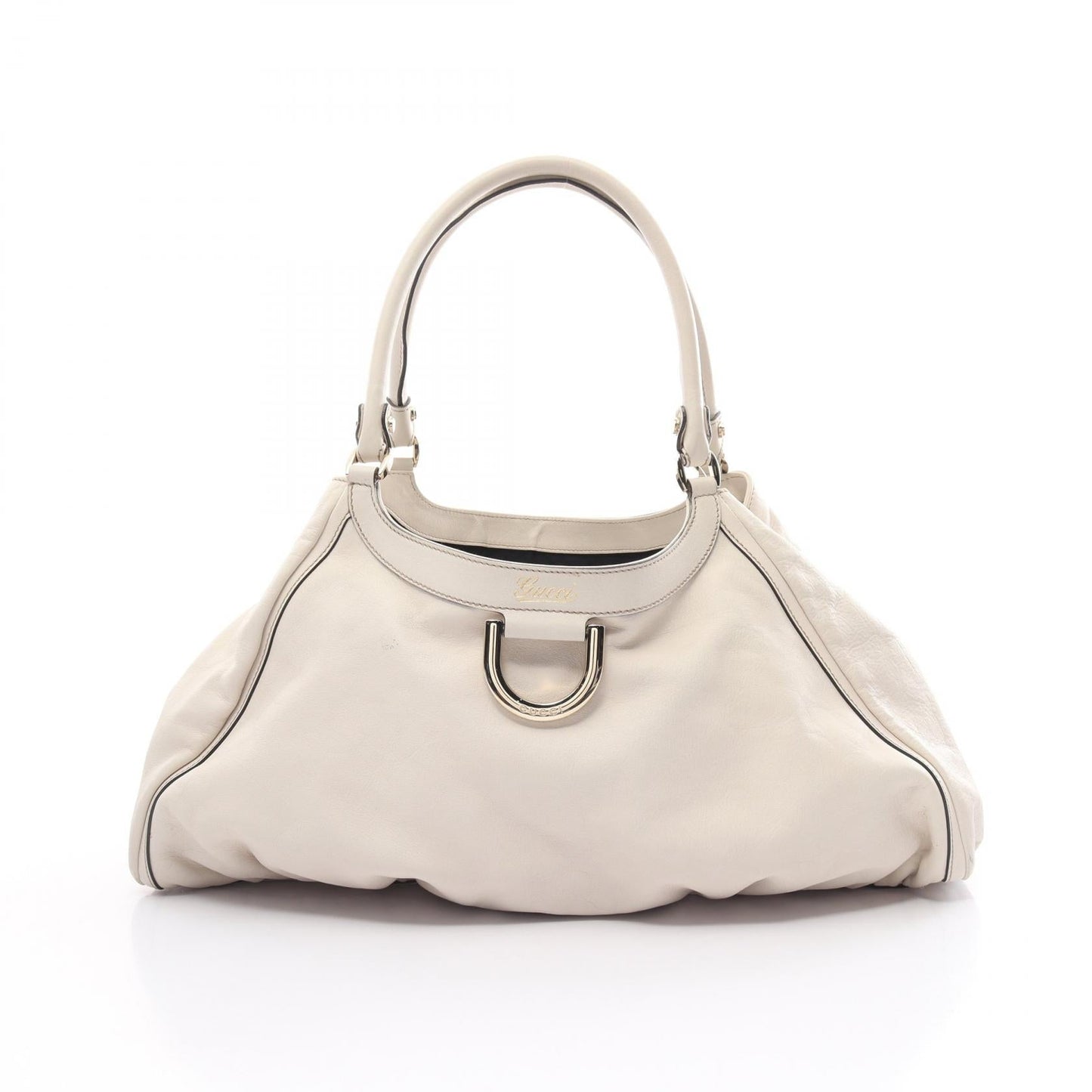 Luxury Gucci Trending 2025 Leather Abbey D Ring  Leather Shoulder Bag