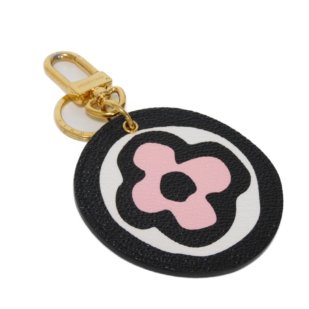 LOUIS VUITTON key ring MP3070 Wild at Heart Canvas Noir Monogram Porto Cle Illustre Wild at Heart Women()