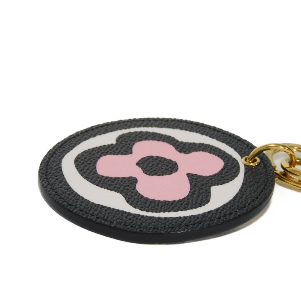 LOUIS VUITTON key ring MP3070 Wild at Heart Canvas Noir Monogram Porto Cle Illustre Wild at Heart Women()
