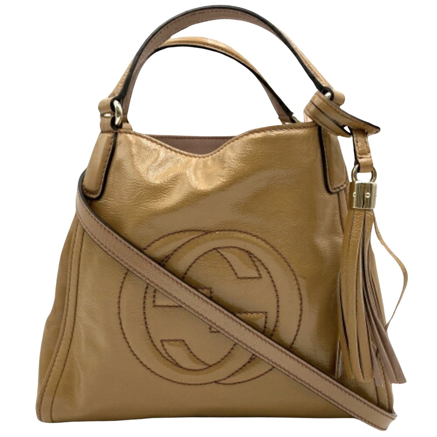 Gucci Soho  Patent Leather Tote Bag ()