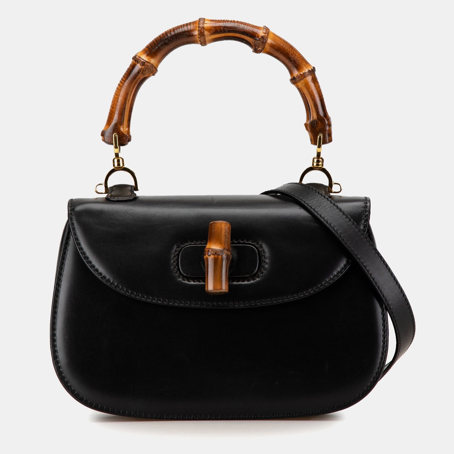 Luxury Gucci Trending 2025 Calfskin Bamboo Night
