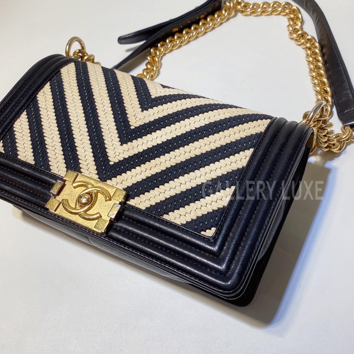 No.3097-Chanel Chevron Boy 25cm