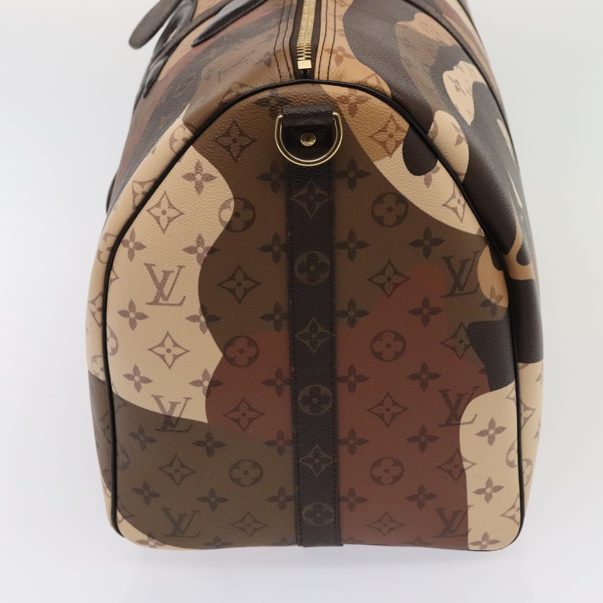 Louis Vuitton Keepall Bandouliere 55  Canvas Travel Bag ()