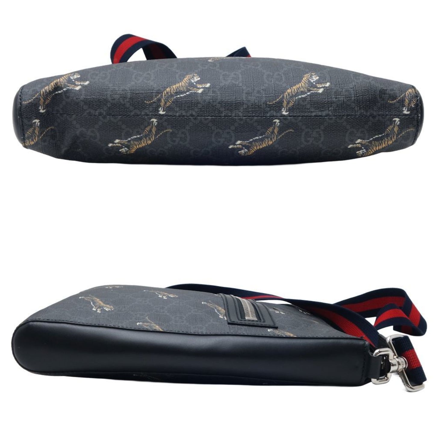 Gucci Tiger  Canvas Shoulder Bag ()