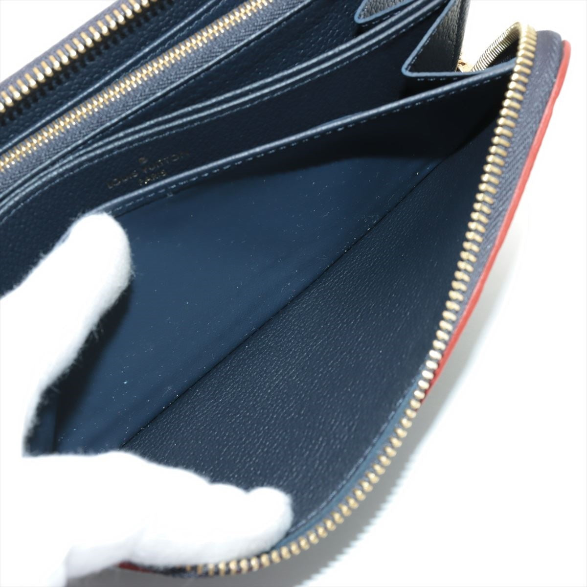 Louis Vuitton Monogram Amplant  Wallet M62121 Marine Round Zip Wallet