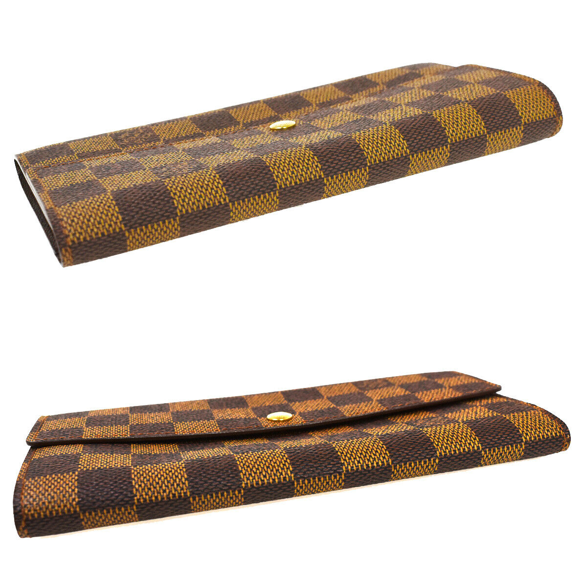 Louis Vuitton Porte Monnaie Cit  Canvas Wallet  ()