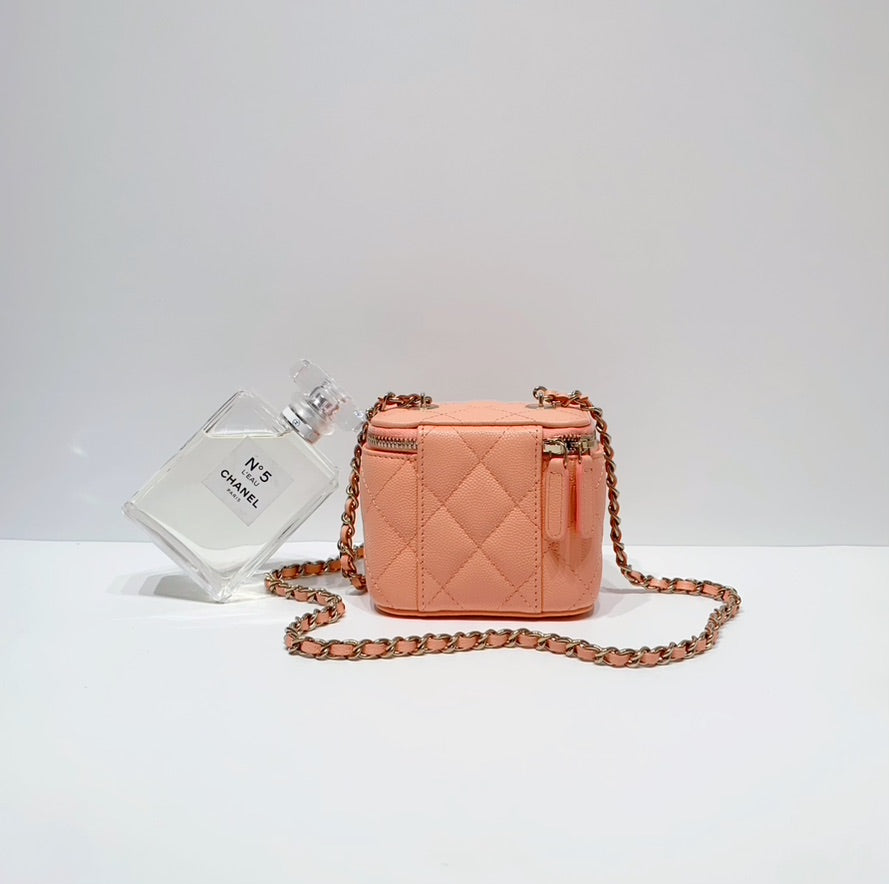 No.3981-Chanel Caviar Mini Vanity With Classic Chain (Brand New / 全新)