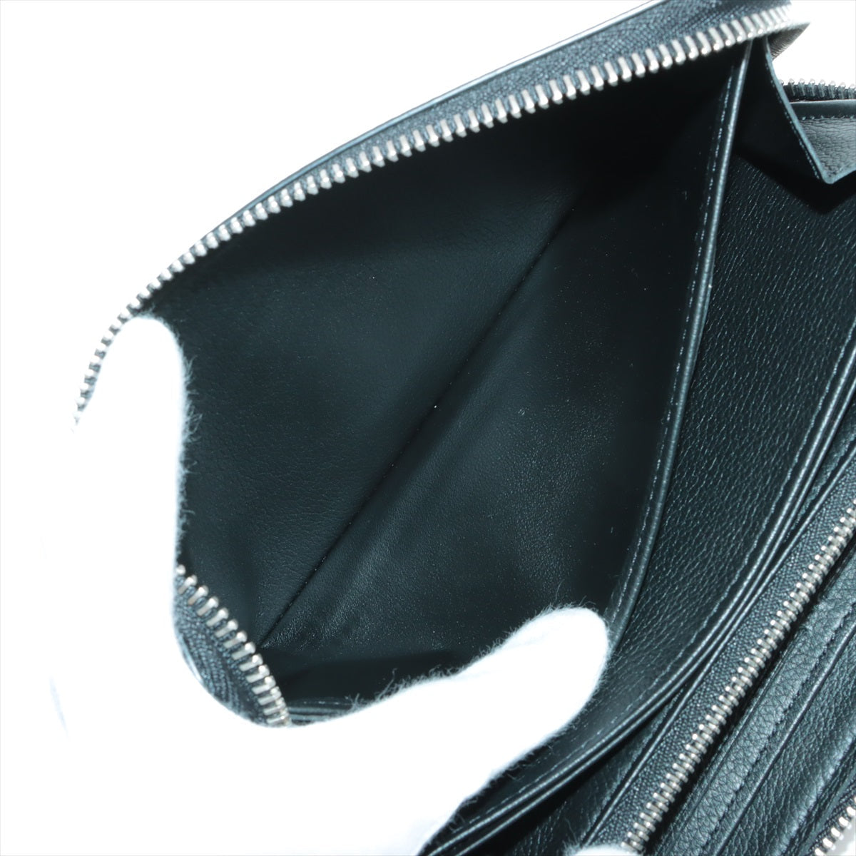 Louis Vuitton LV Logo Zippy Locky M62622 Noneir Round Zip Wallet