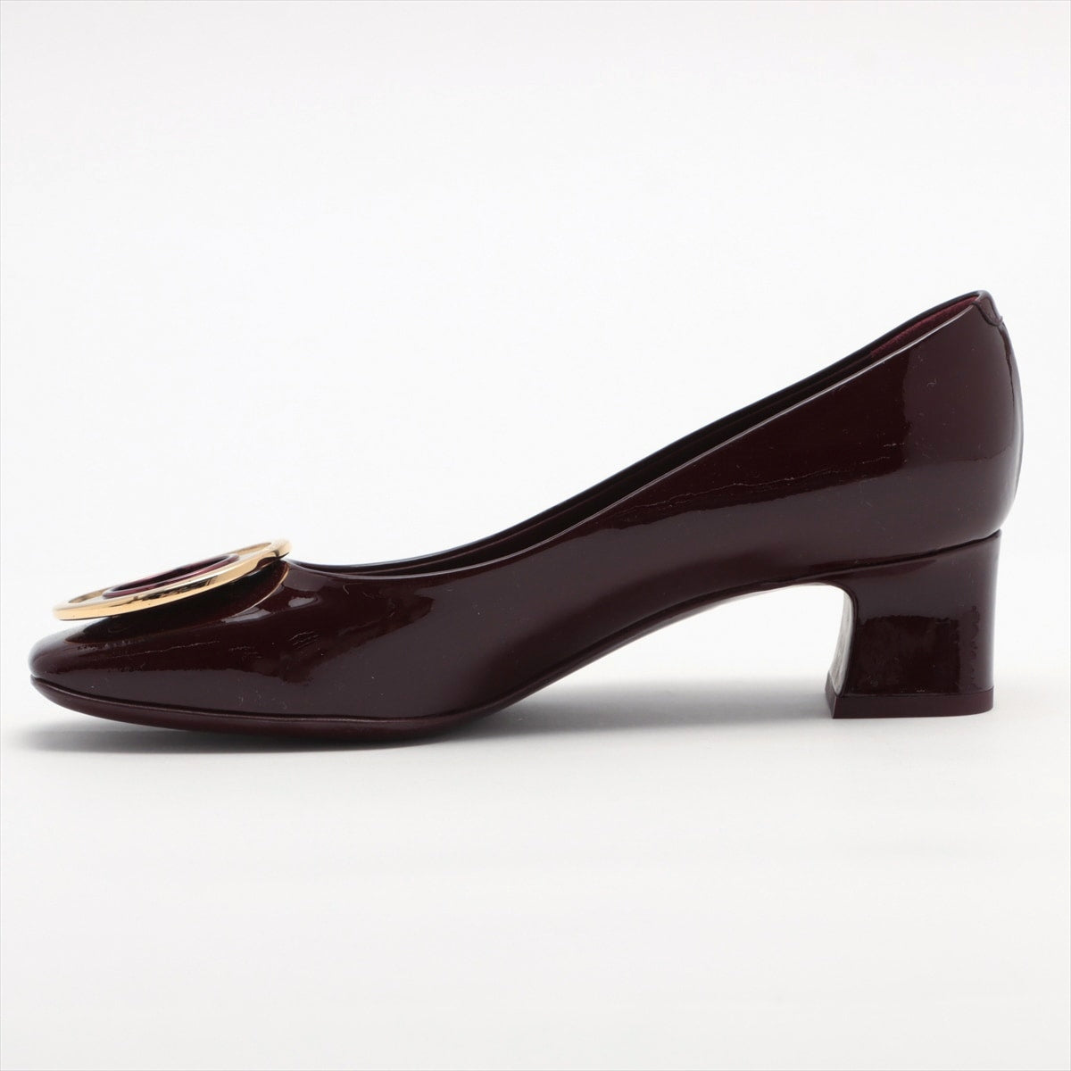 Louis Vuitton 15 years Patent Leather Pump 36 1/2  Bordeaux MA0125