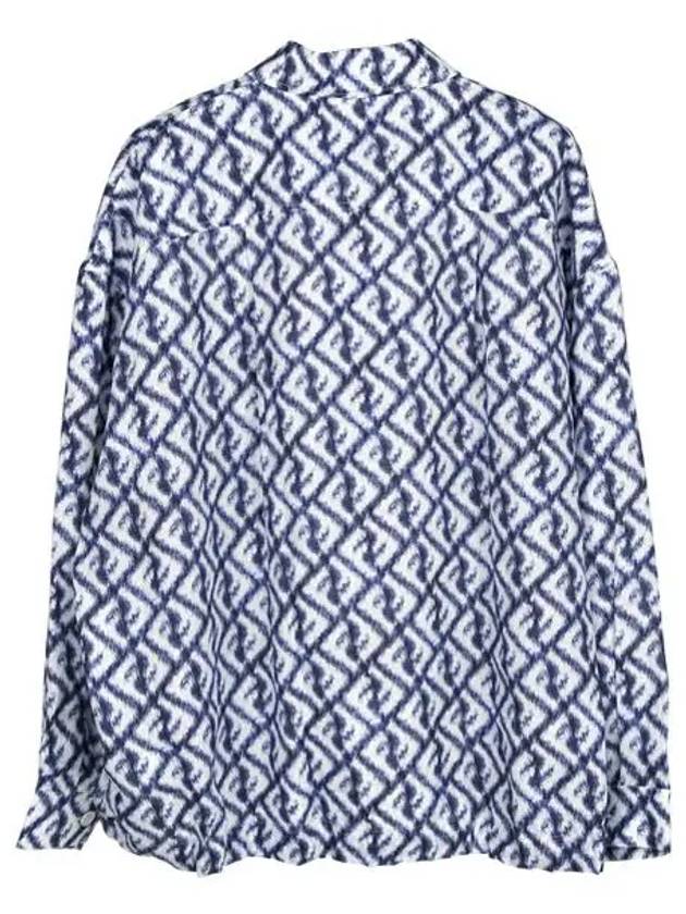Luxury Fendi Linen Long Sleeve Shirt