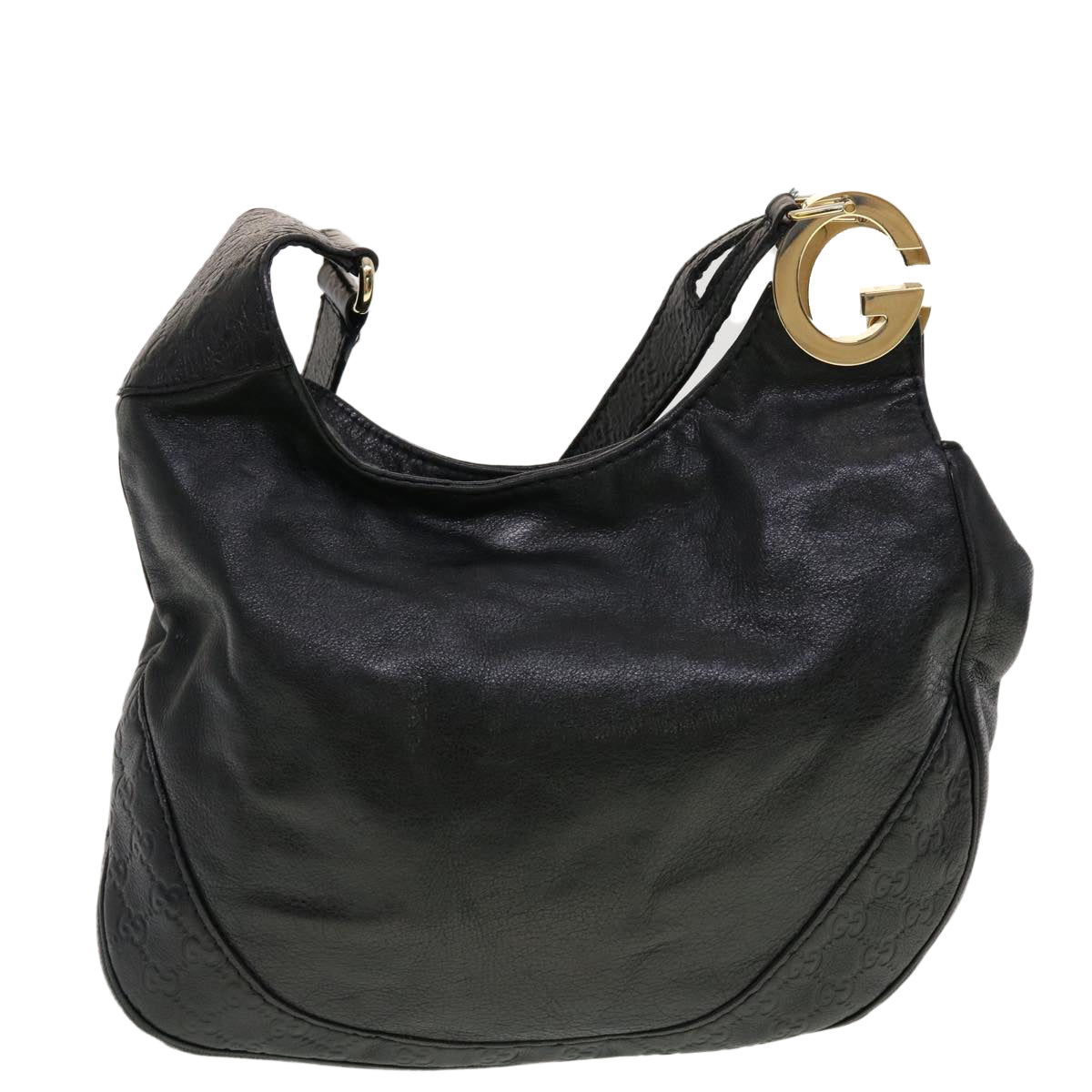 Luxury Gucci Trending 2025 GG Canvas ssima Shoulder Bag Leather Black