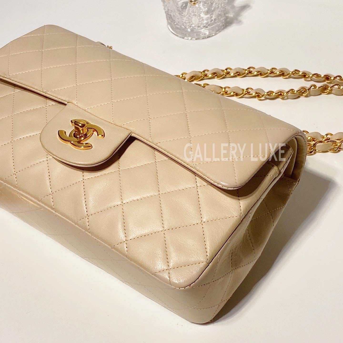 No.3328-Chanel Vintage Lambskin Classic Flap 23cm