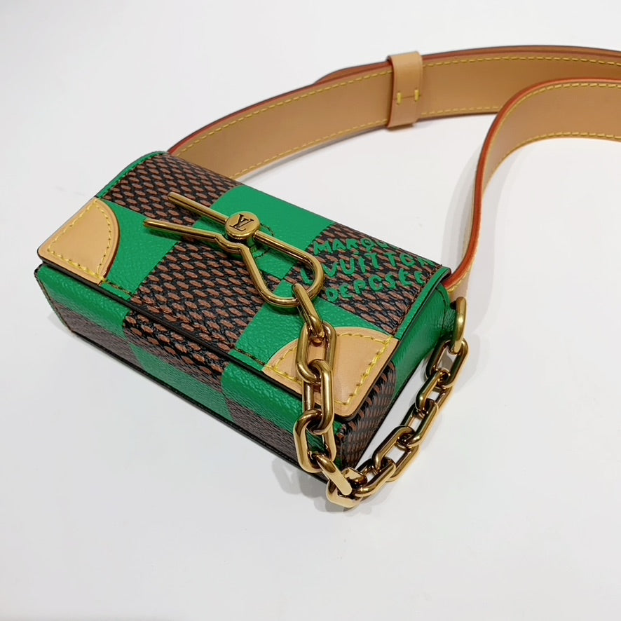 No.001665-5-Louis Vuitton Micro Steamer Damier