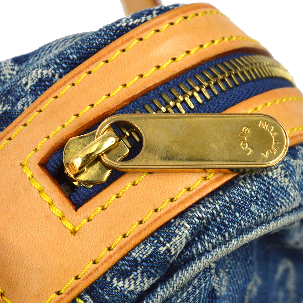 Louis Vuitton 2007 Monogram Denim Camera Bag M95348
