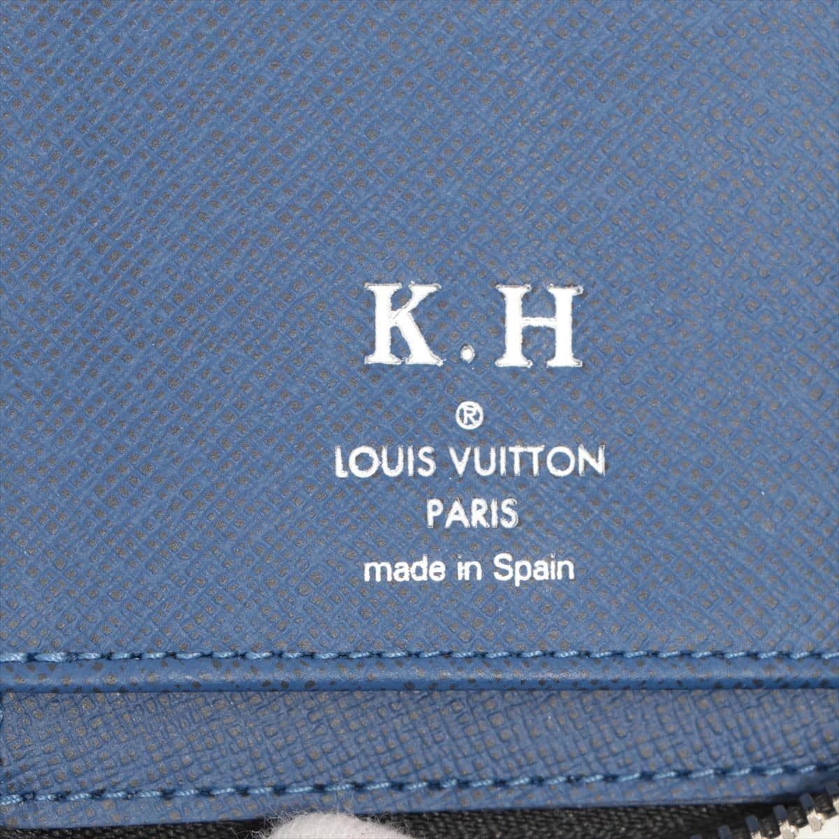 Louis Vuitton Zippy Vertical M30447 Cobalt Round Zip Wallet