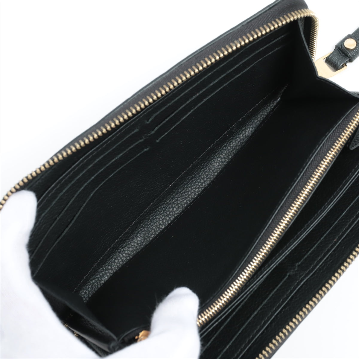 Louis Vuitton Implant  Wallet M61864 Noir Round Jeep Wallet